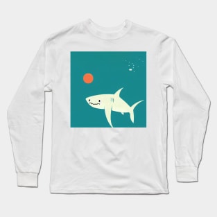 Nervious Shark Long Sleeve T-Shirt